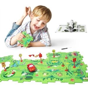 Puzzle Racer Kids Car Track Set